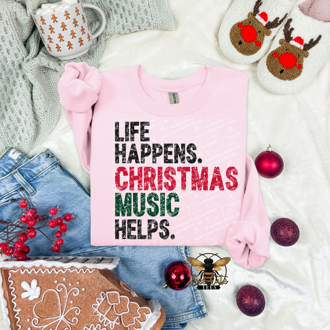 Life Happens Christmas Music Helps Black