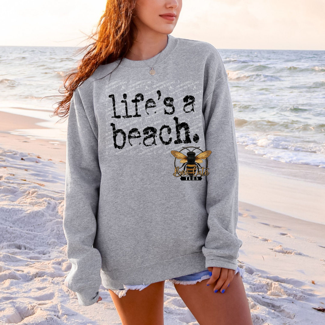Life's A Beach Typography