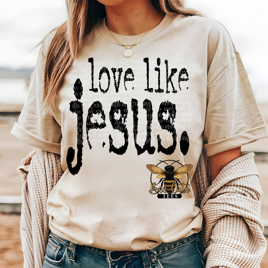 Love Like Jesus Typography