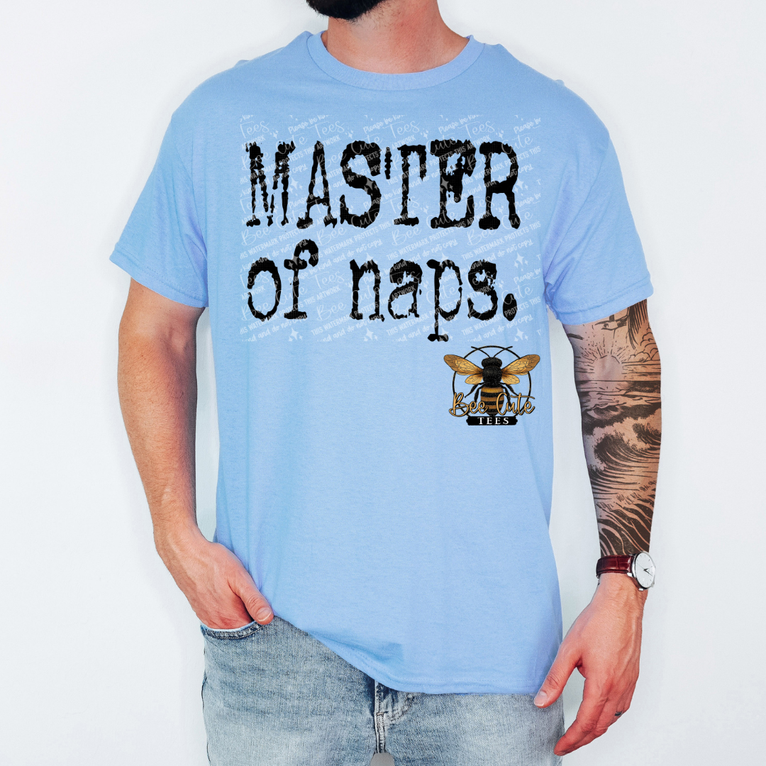 Master Of Naps Typography