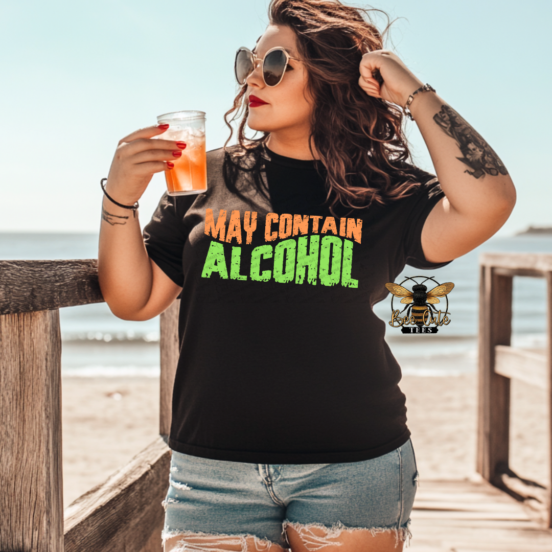 May Contain Alcohol Green