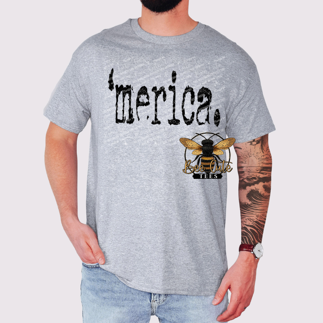 'Merica Typography