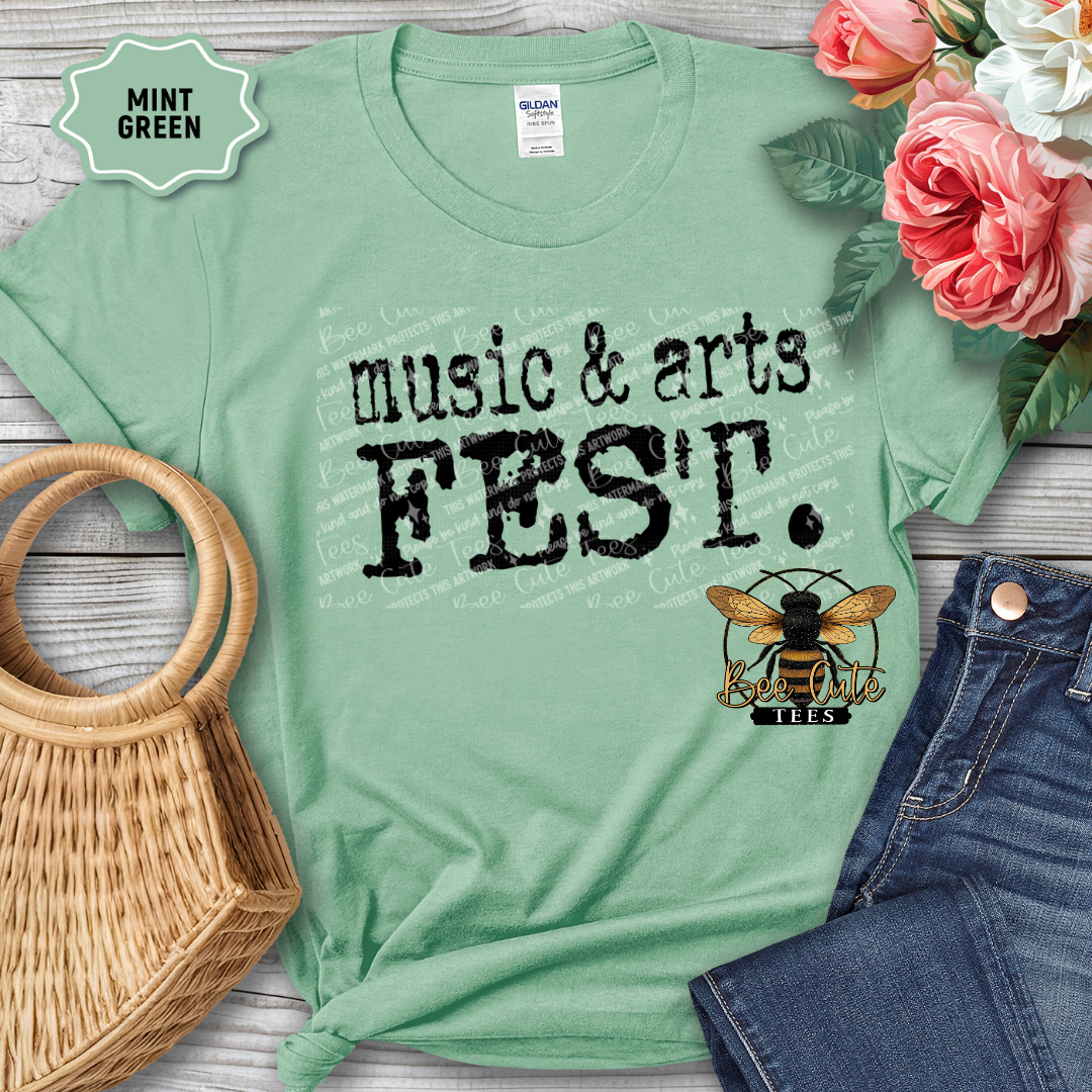 Music & Arts Fest Typography