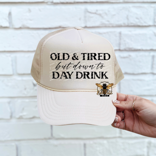 Old And Tired Trucker Hat