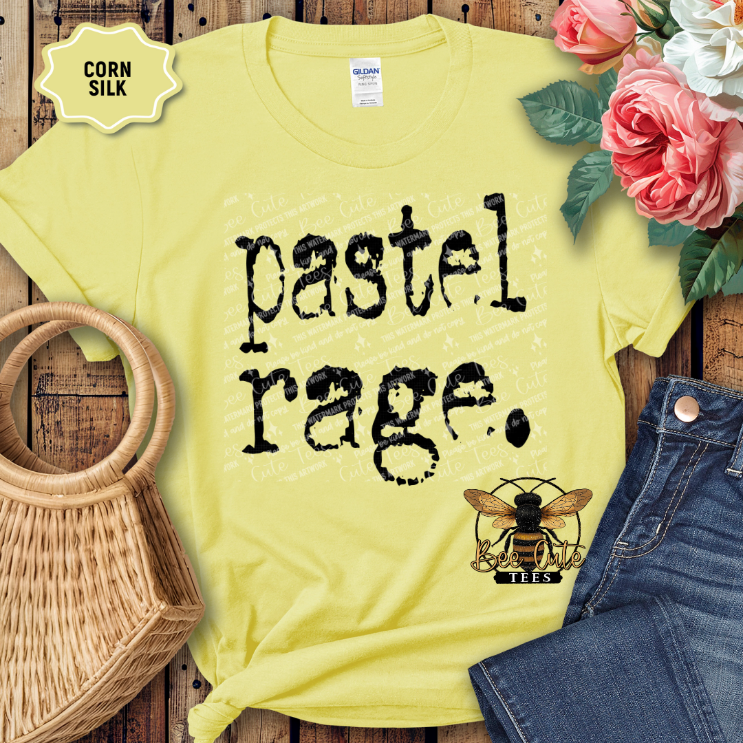 Pastel Rage Typography