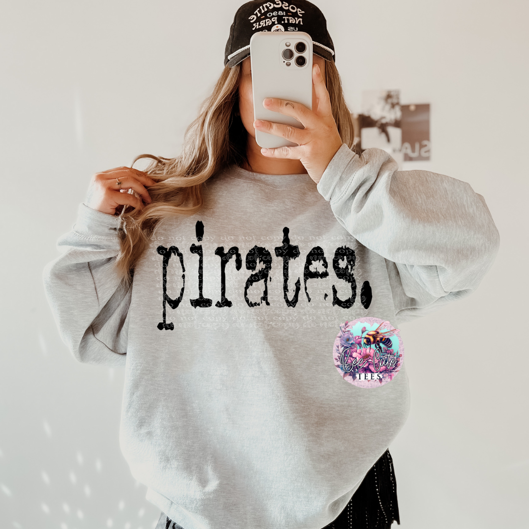 Pirates Typography