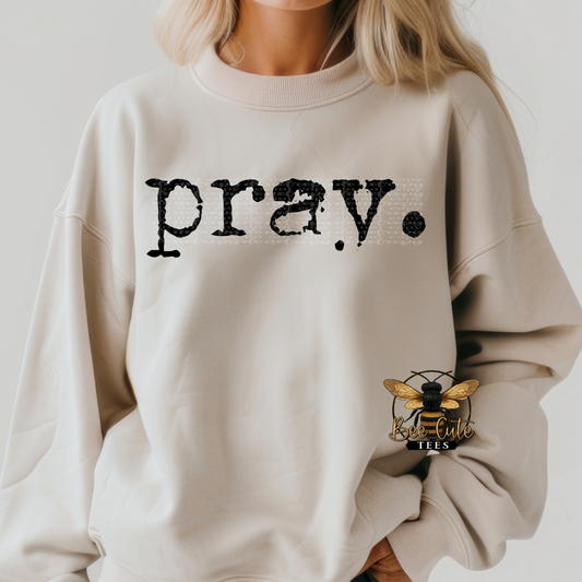 Pray Typography