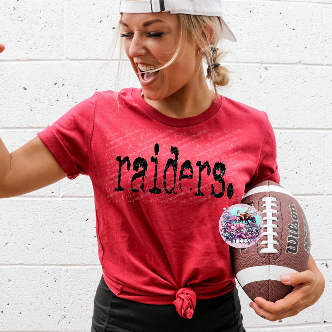 Raiders Typography