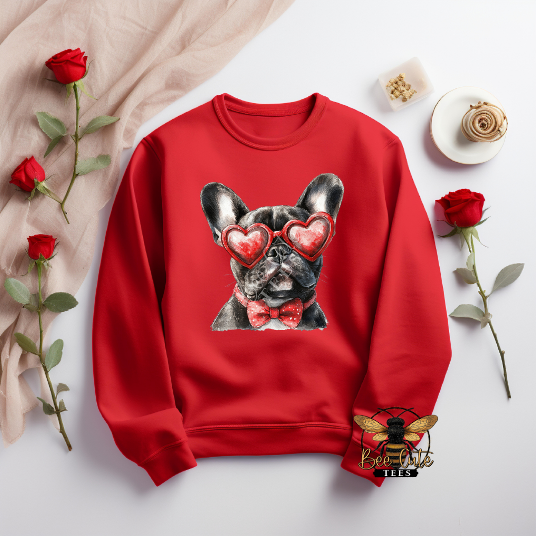 Red Sunnies French Bulldog Black