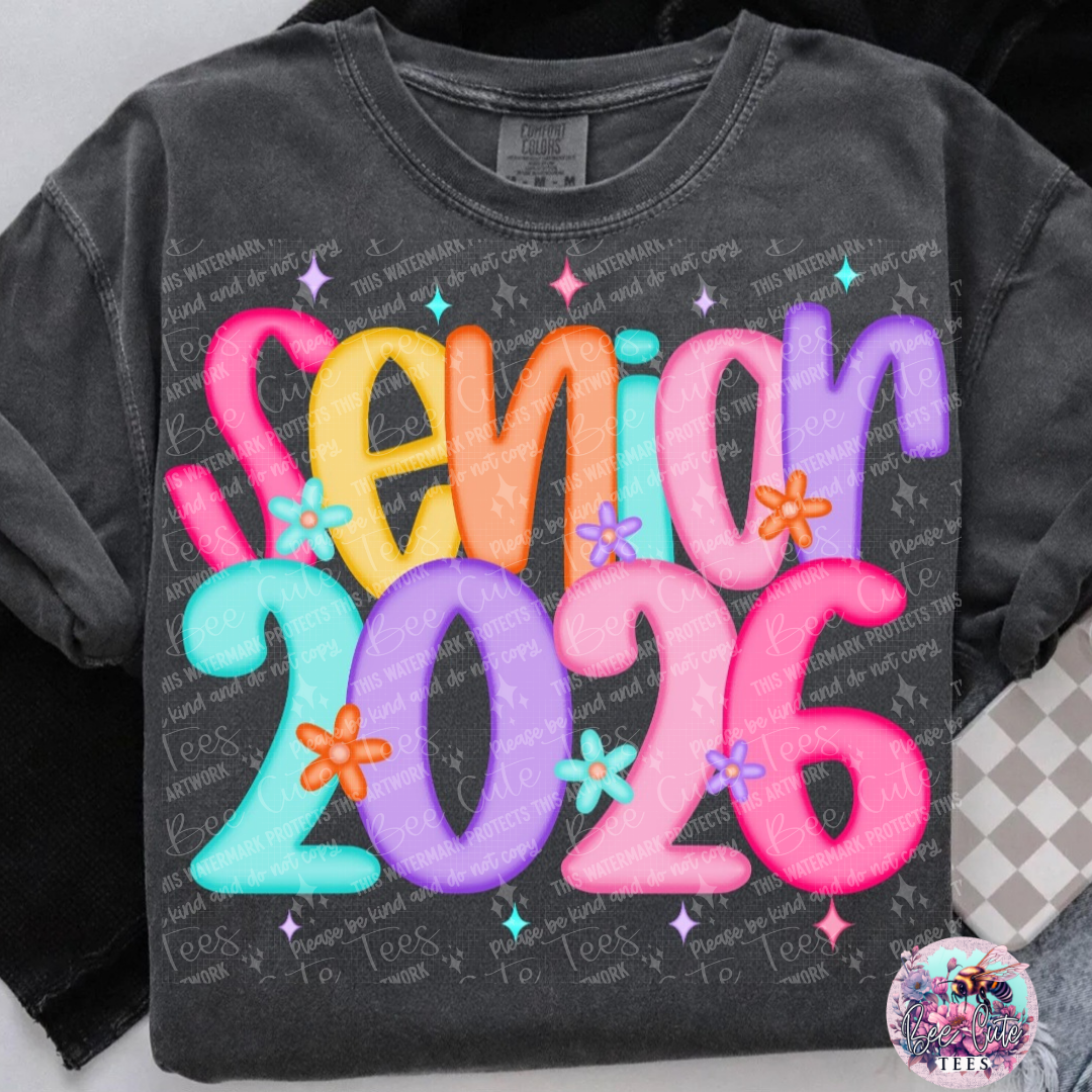 Senior 2026 Colorful