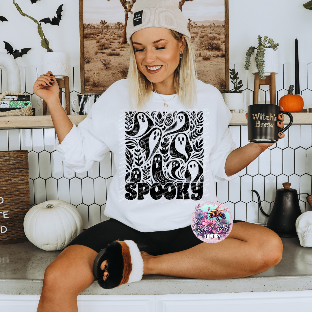 Spooky Wavy Ghosts