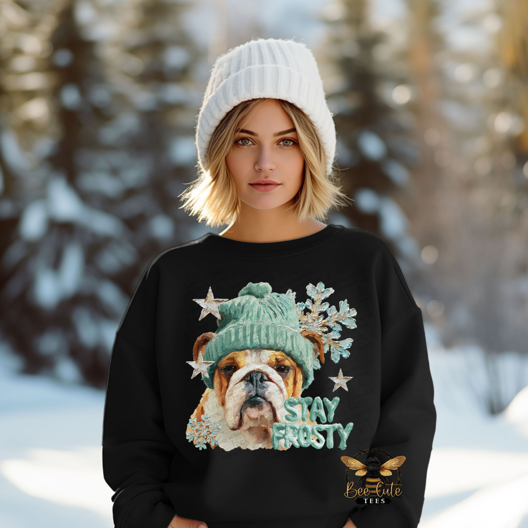 Stay Frosty English Bulldog