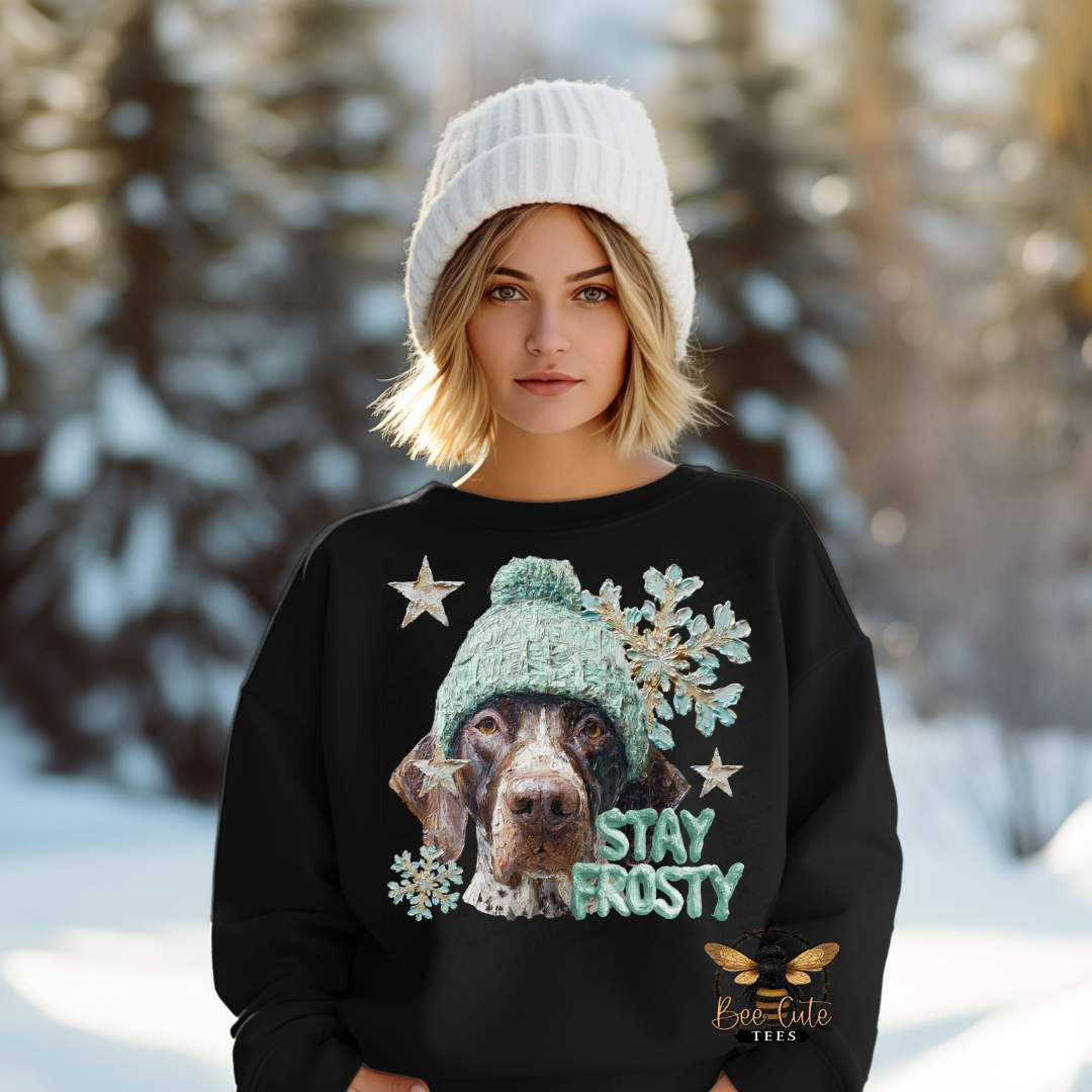 Stay Frosty German Shorthair Pointer
