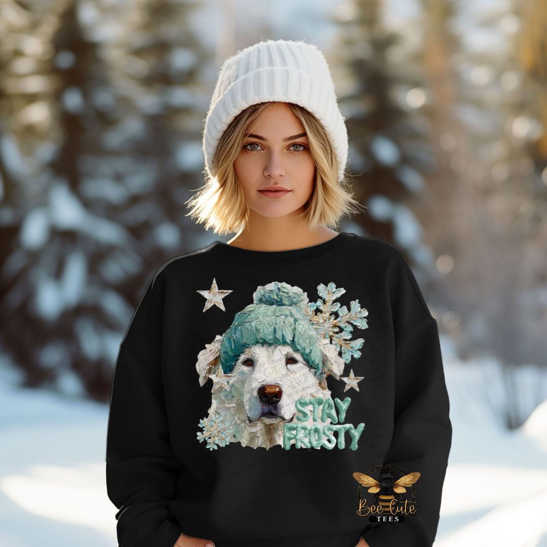 Stay Frosty Great Pyrenees