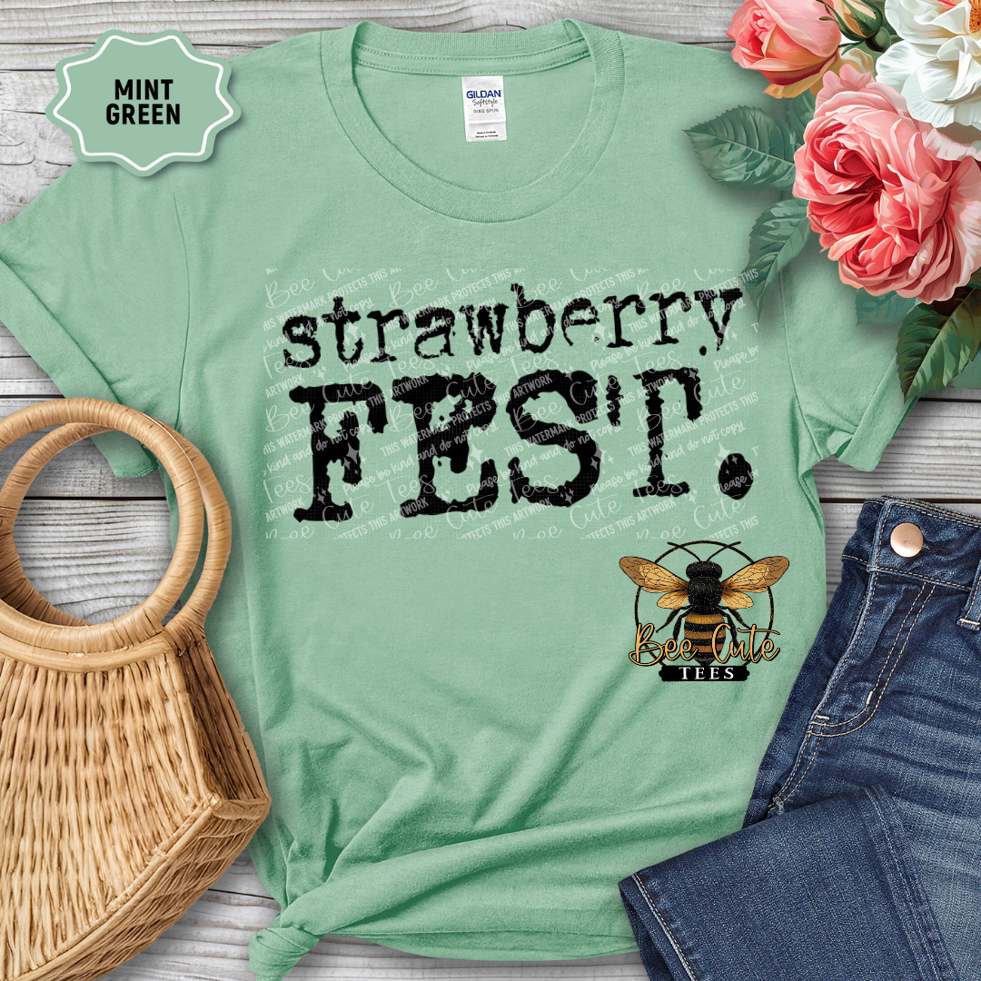 Strawberry Fest Typography