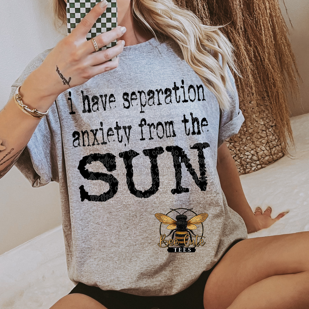 Separation Anxiety From The Sun Typography
