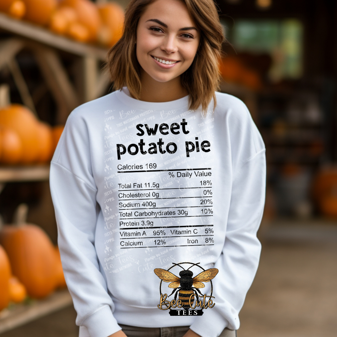 Sweet Potato Pie Nutritional Facts