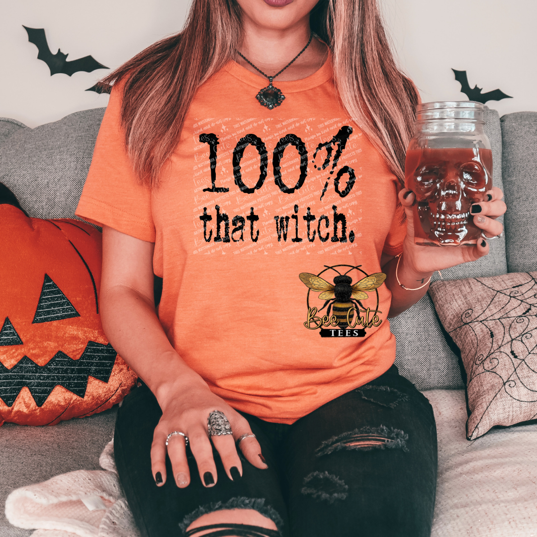 100% That Witch Typography