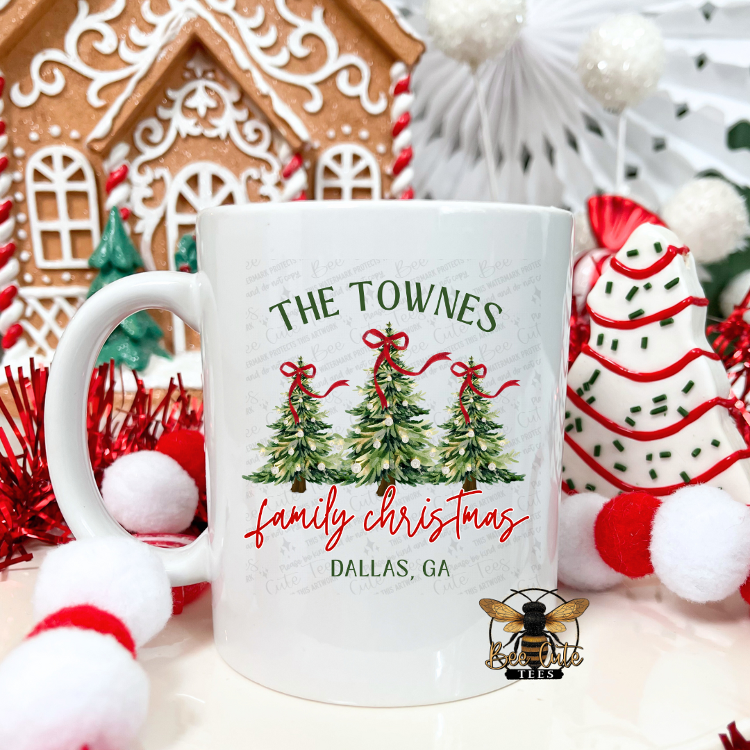 Custom Family Christmas Mug