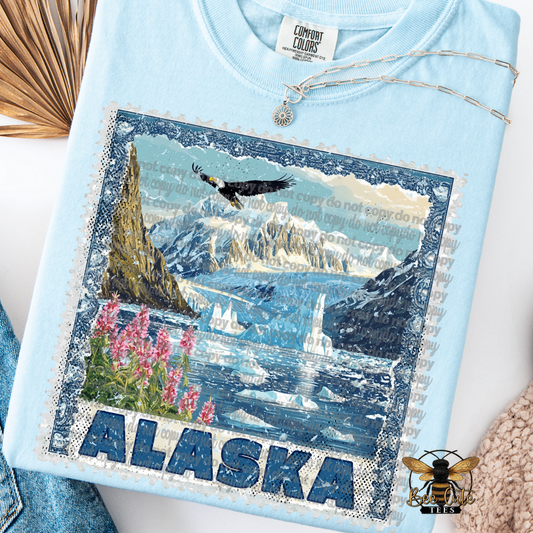 Vintage Alaska Stamp