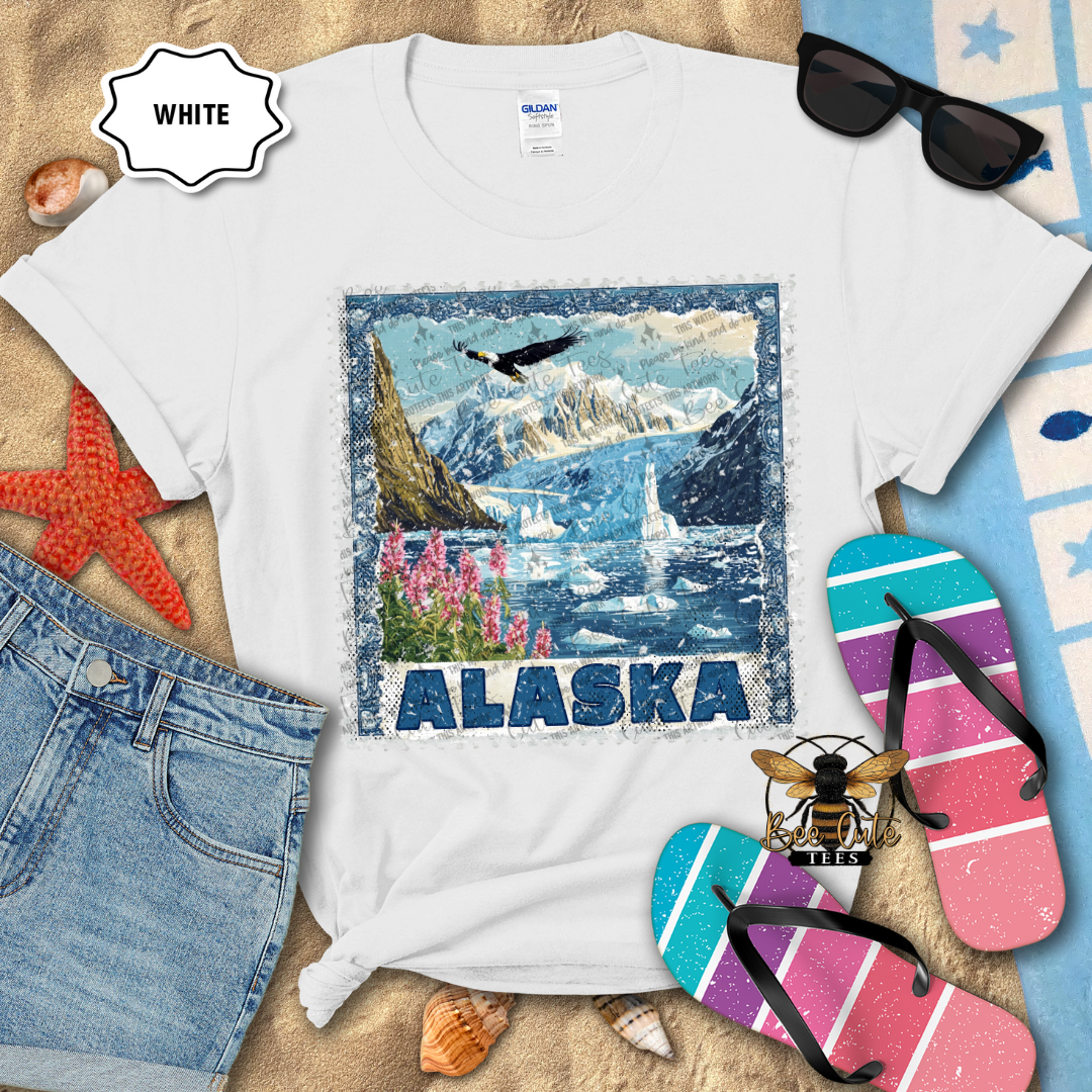 Vintage Alaska Stamp