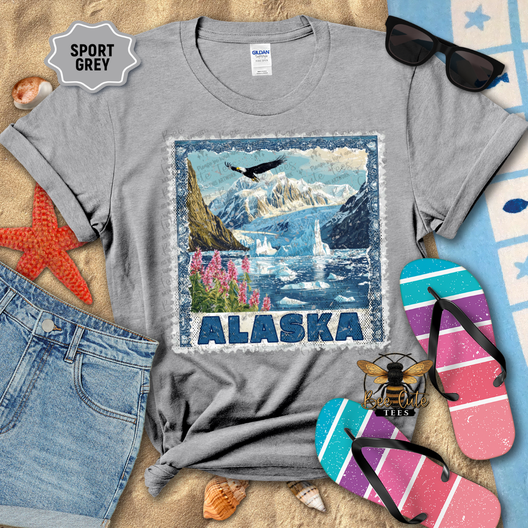 Vintage Alaska Stamp