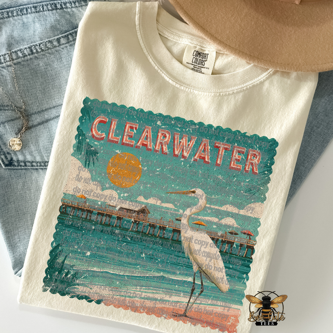 Vintage Clearwater Stamp