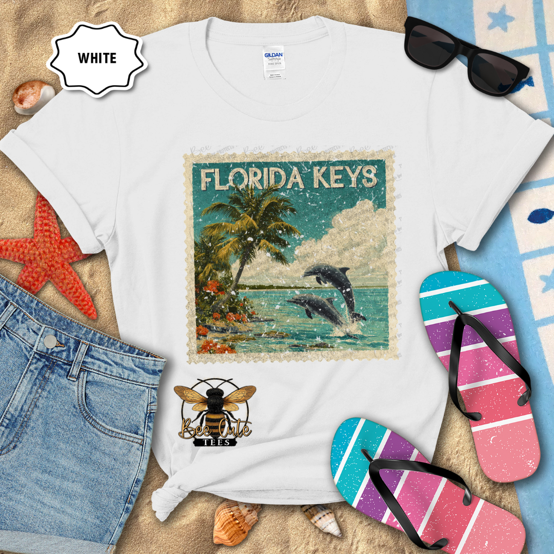 Vintage Florida Keys Stamp