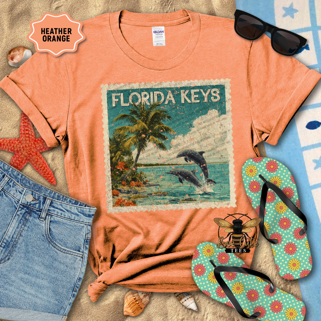 Vintage Florida Keys Stamp
