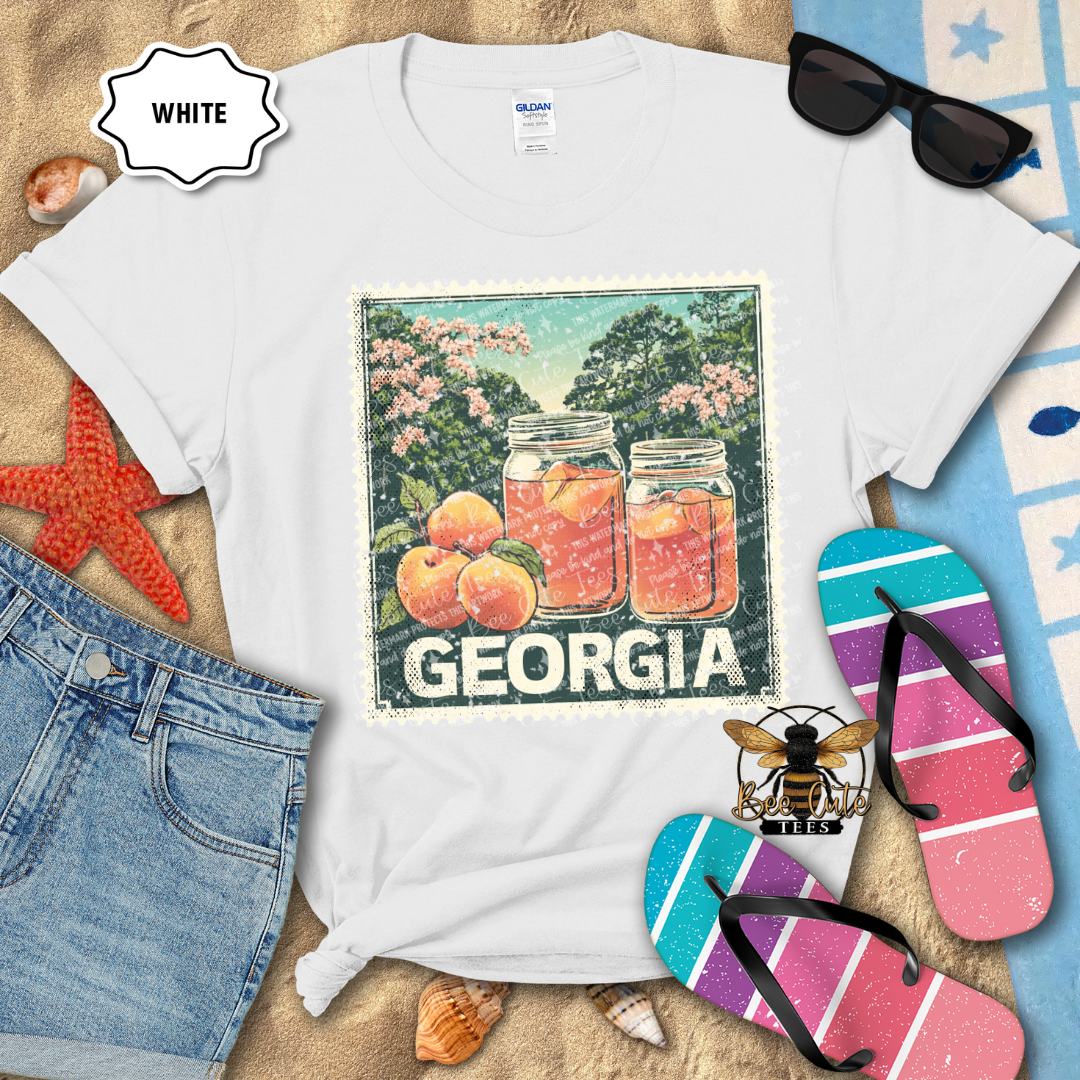Vintage Georgia Stamp