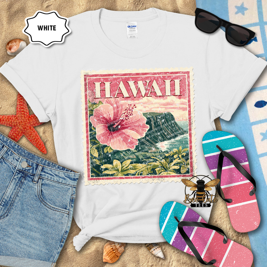 Vintage Hawaii Stamp