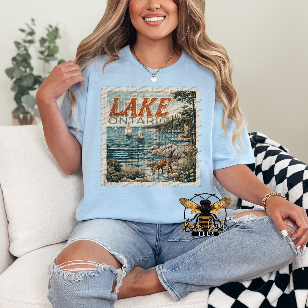 Vintage Lake Ontario Stamp