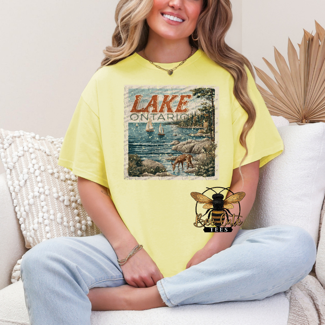 Vintage Lake Ontario Stamp