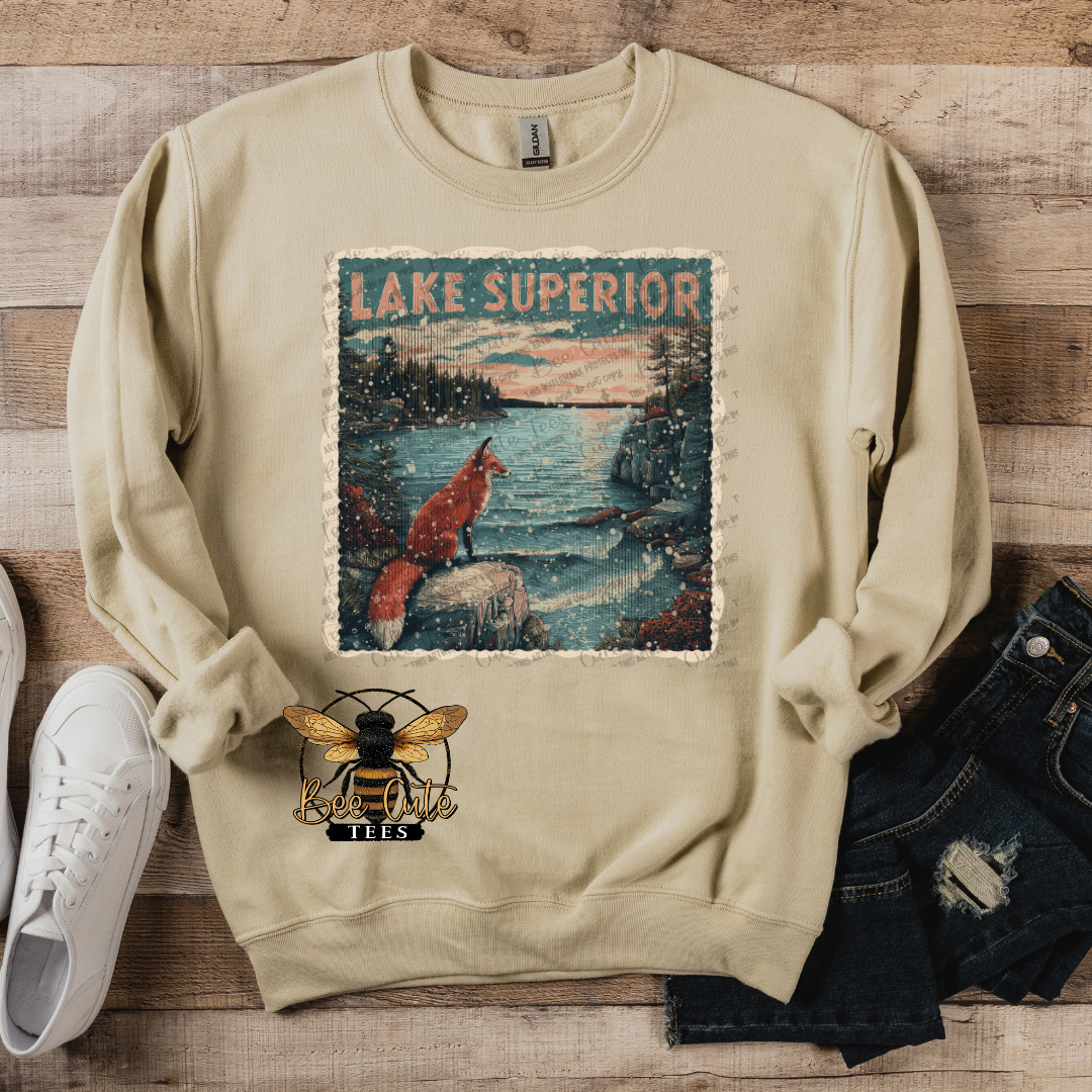 Vintage Lake Superior Stamp