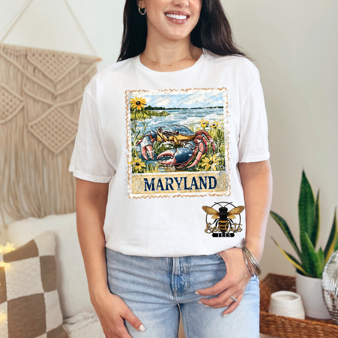Vintage Maryland Stamp