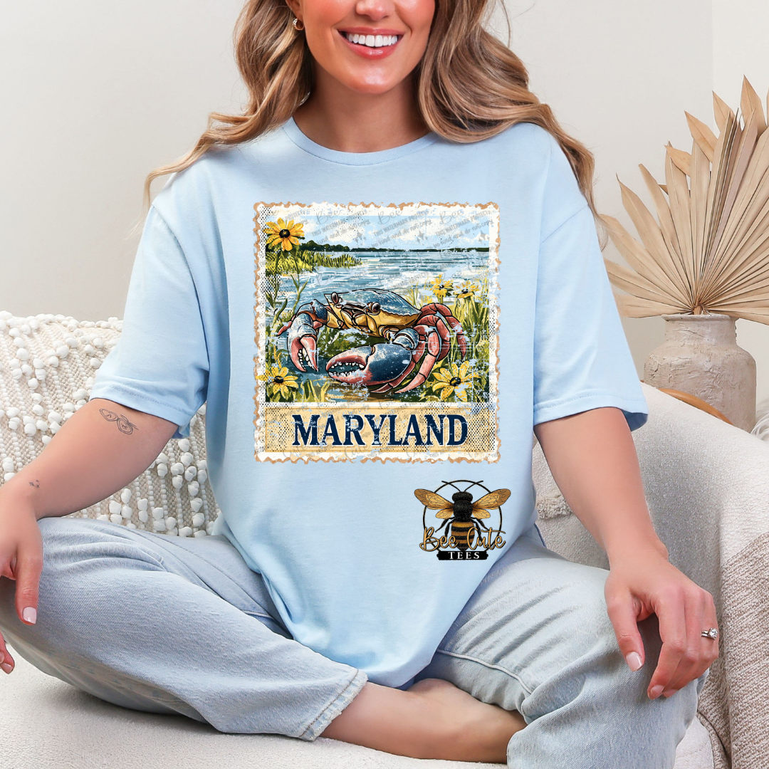 Vintage Maryland Stamp