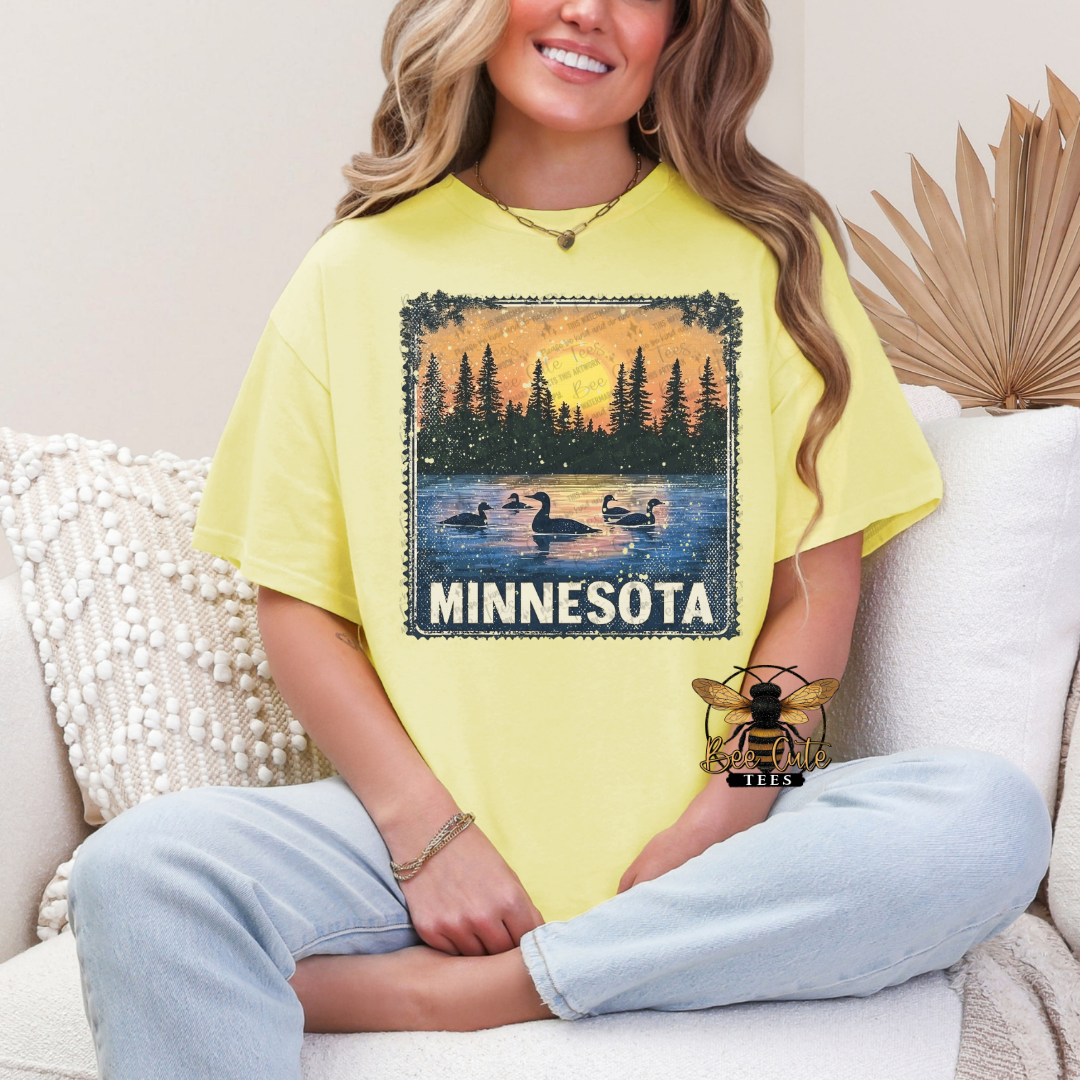 Vintage Minnesota Stamp