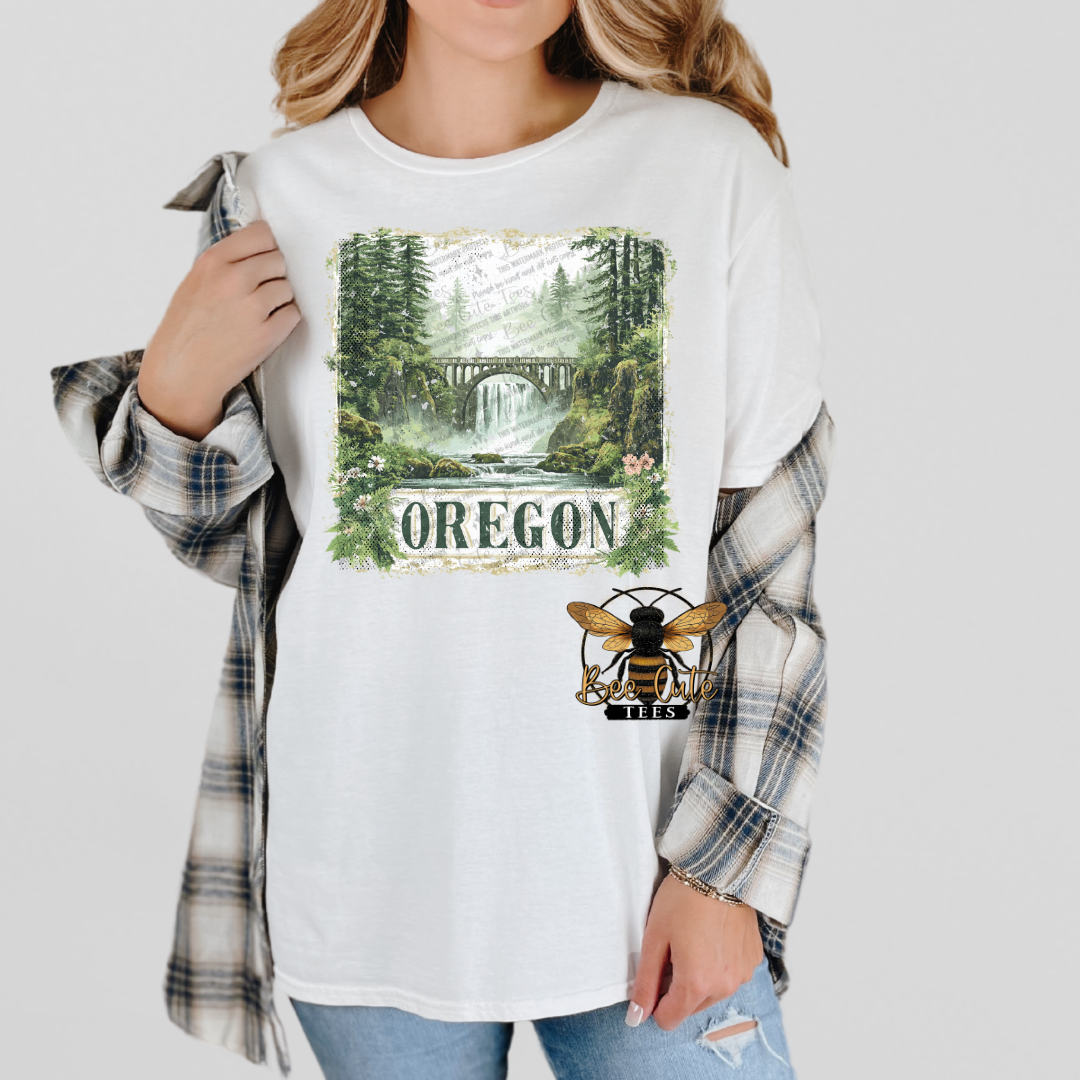 Vintage Oregon Stamp