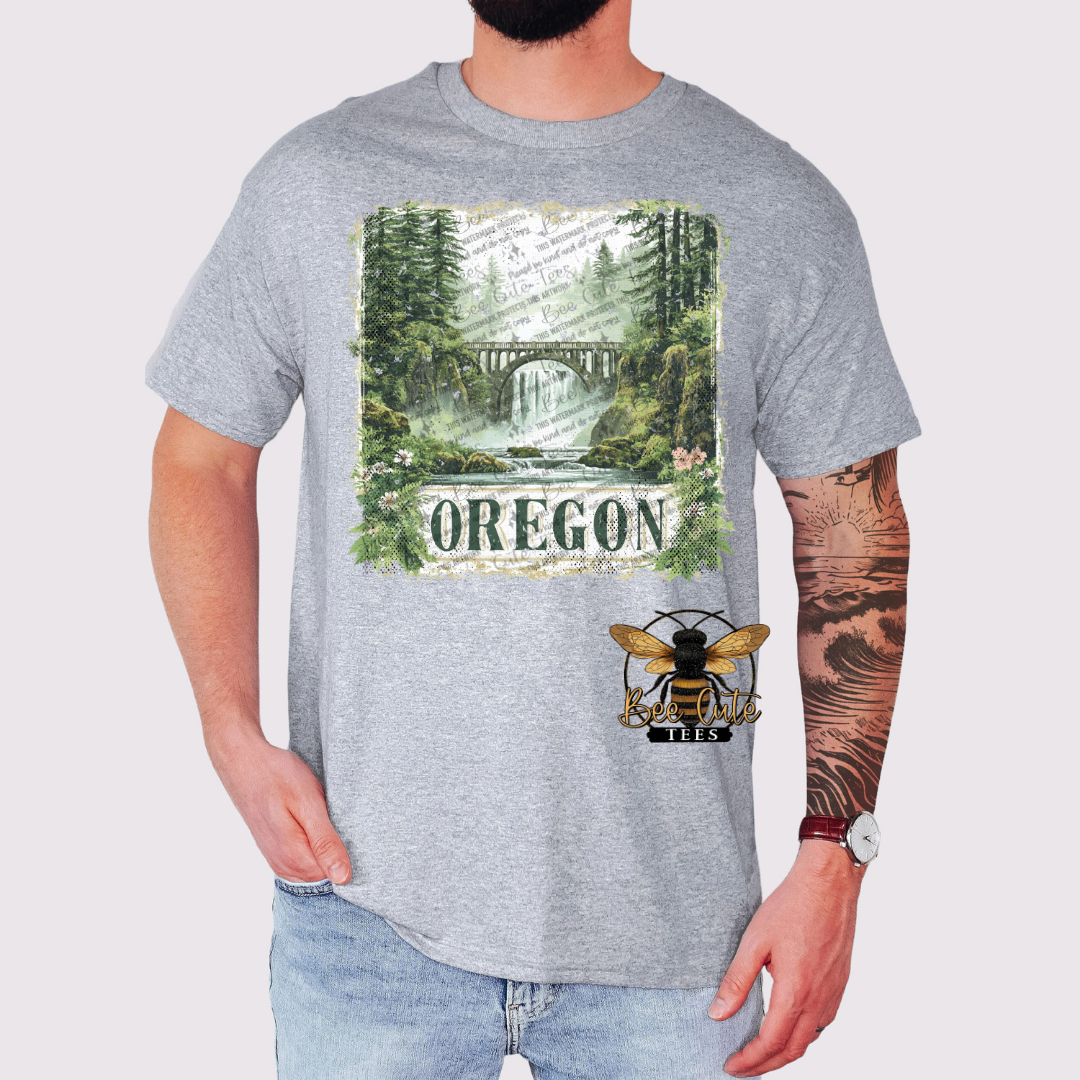 Vintage Oregon Stamp