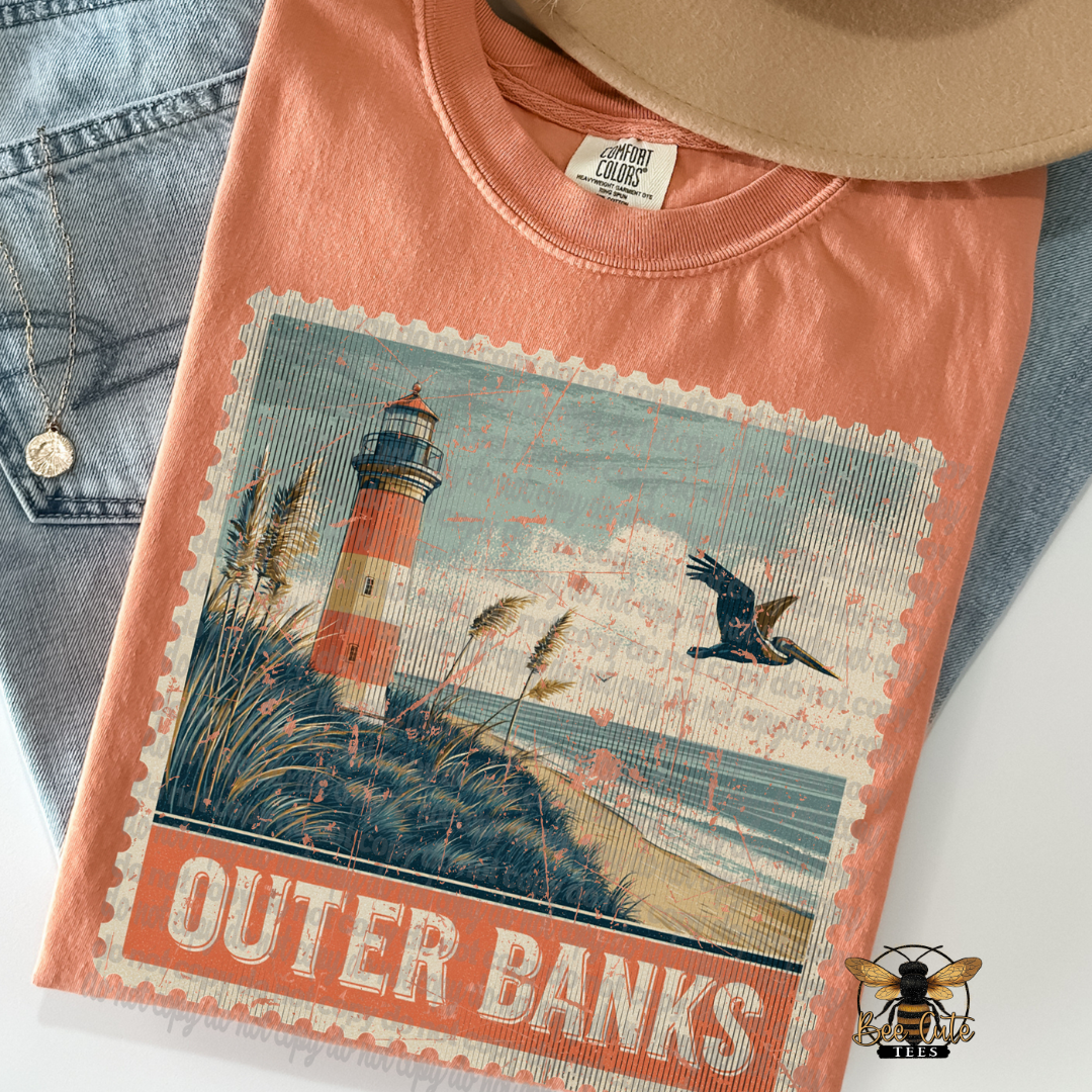Vintage Outer Banks Stamp