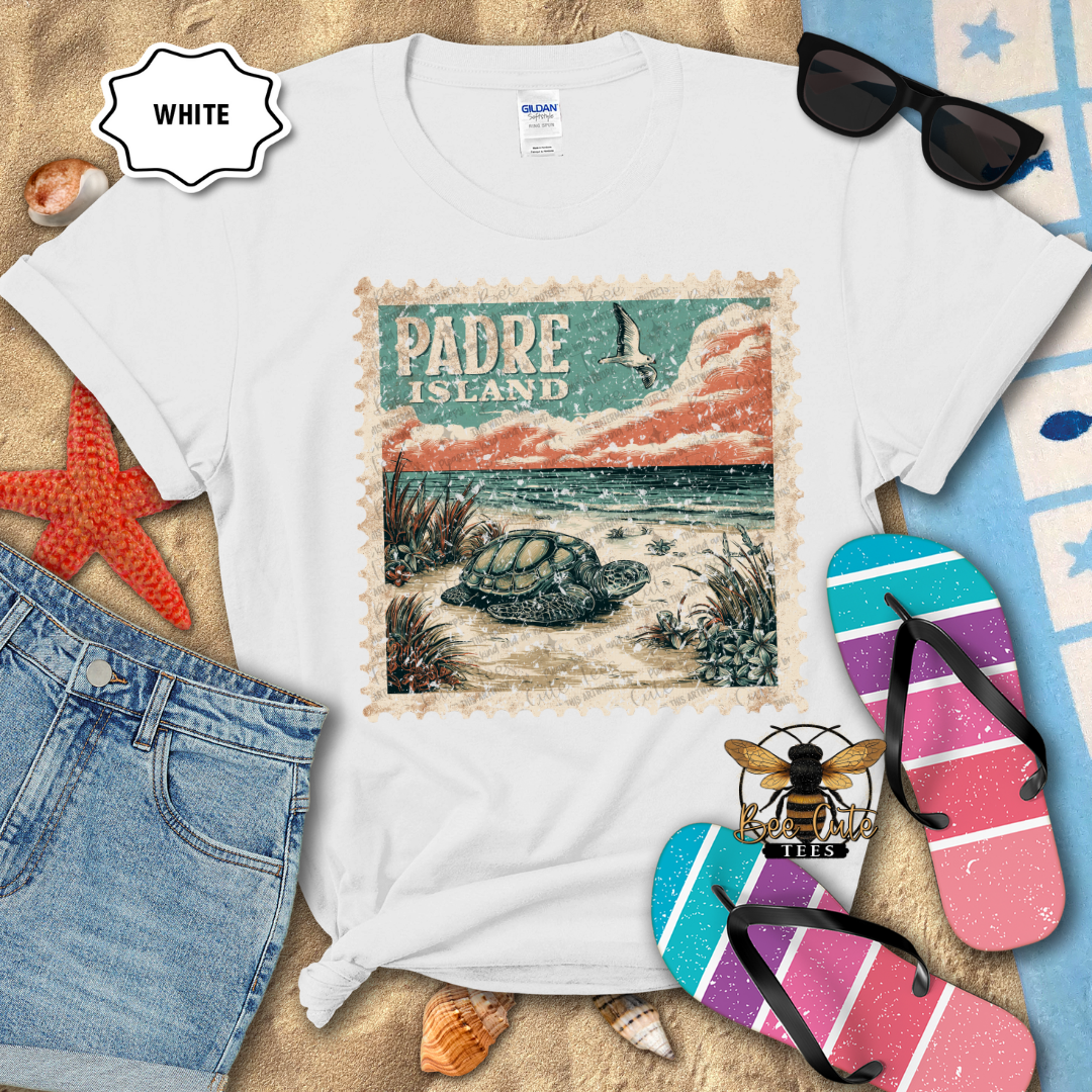 Vintage Padre Island Stamp