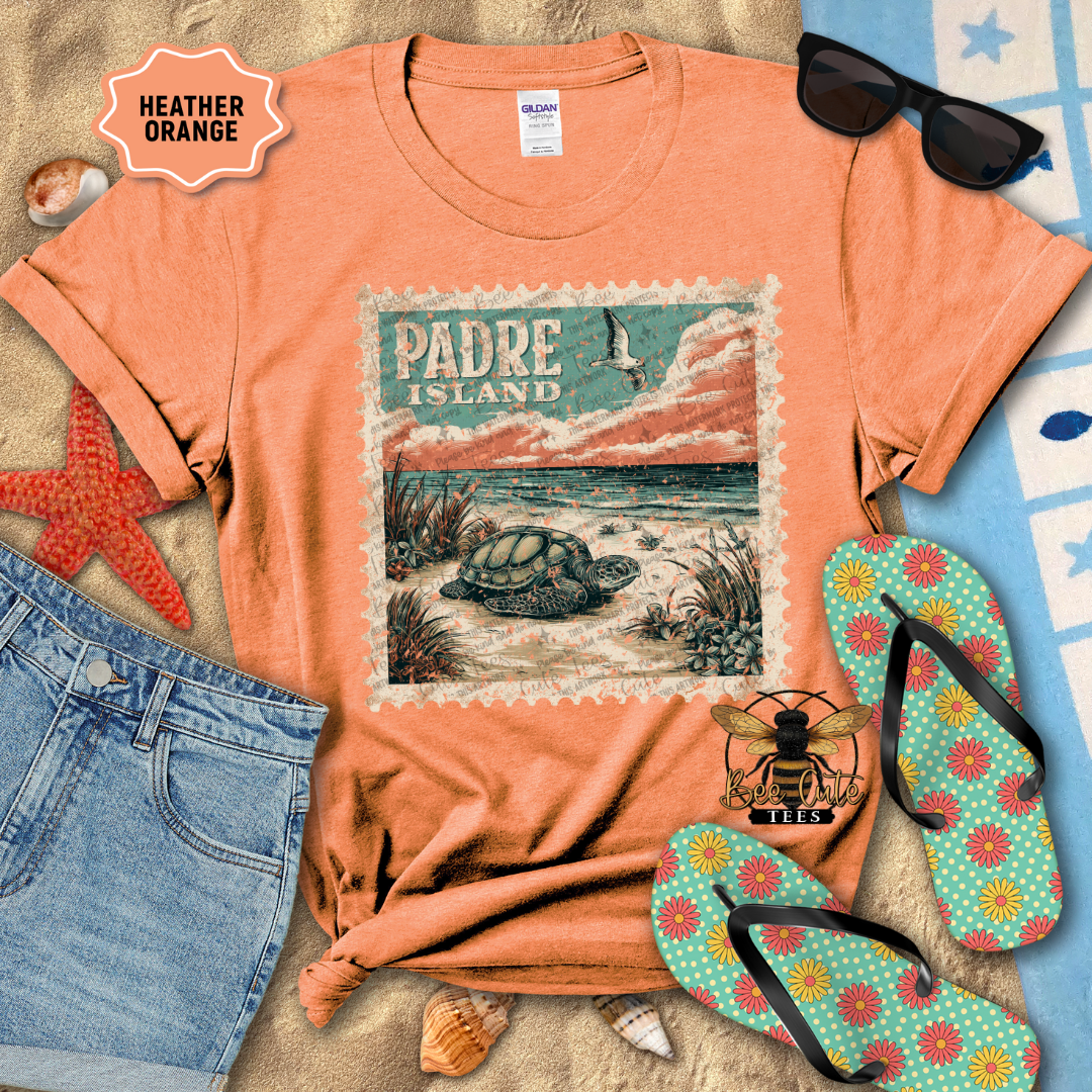 Vintage Padre Island Stamp