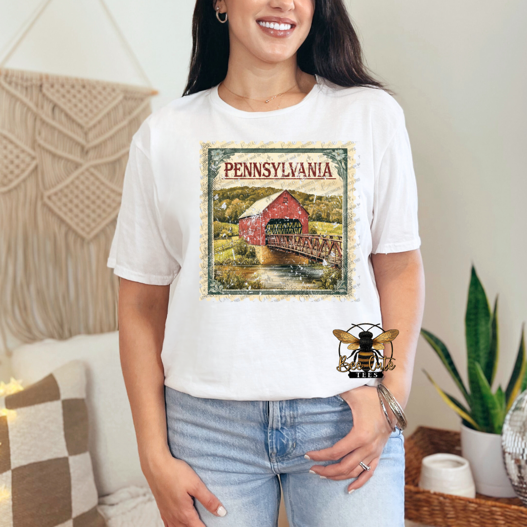 Vintage Pennsylvania Stamp