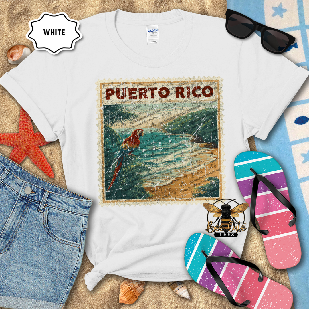 Vintage Puerto Rico Stamp