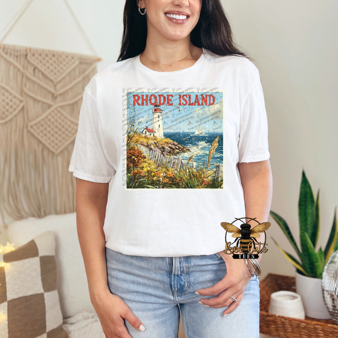 Vintage Rhode Island Stamp