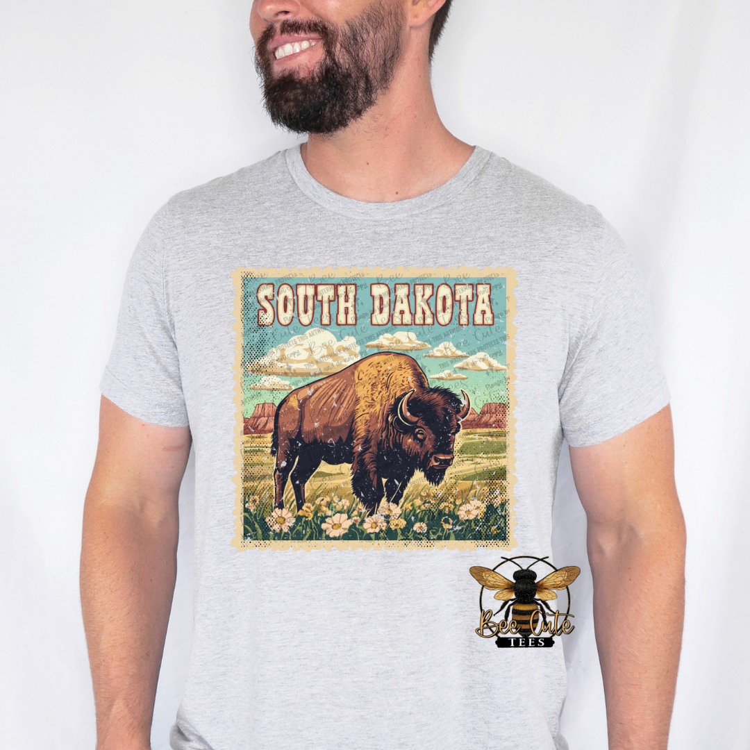Vintage South Dakota Stamp