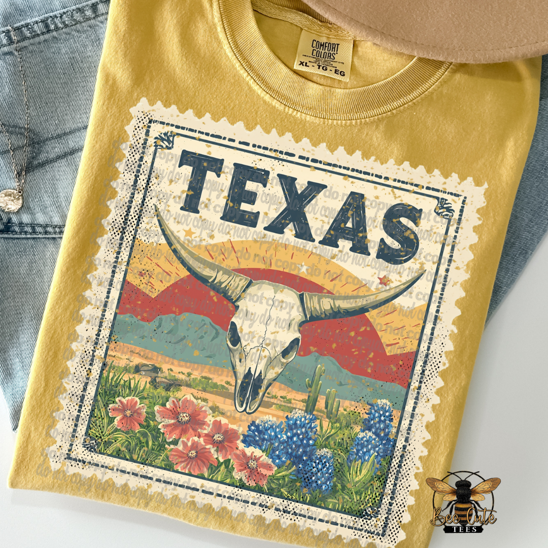 Vintage Texas Stamp