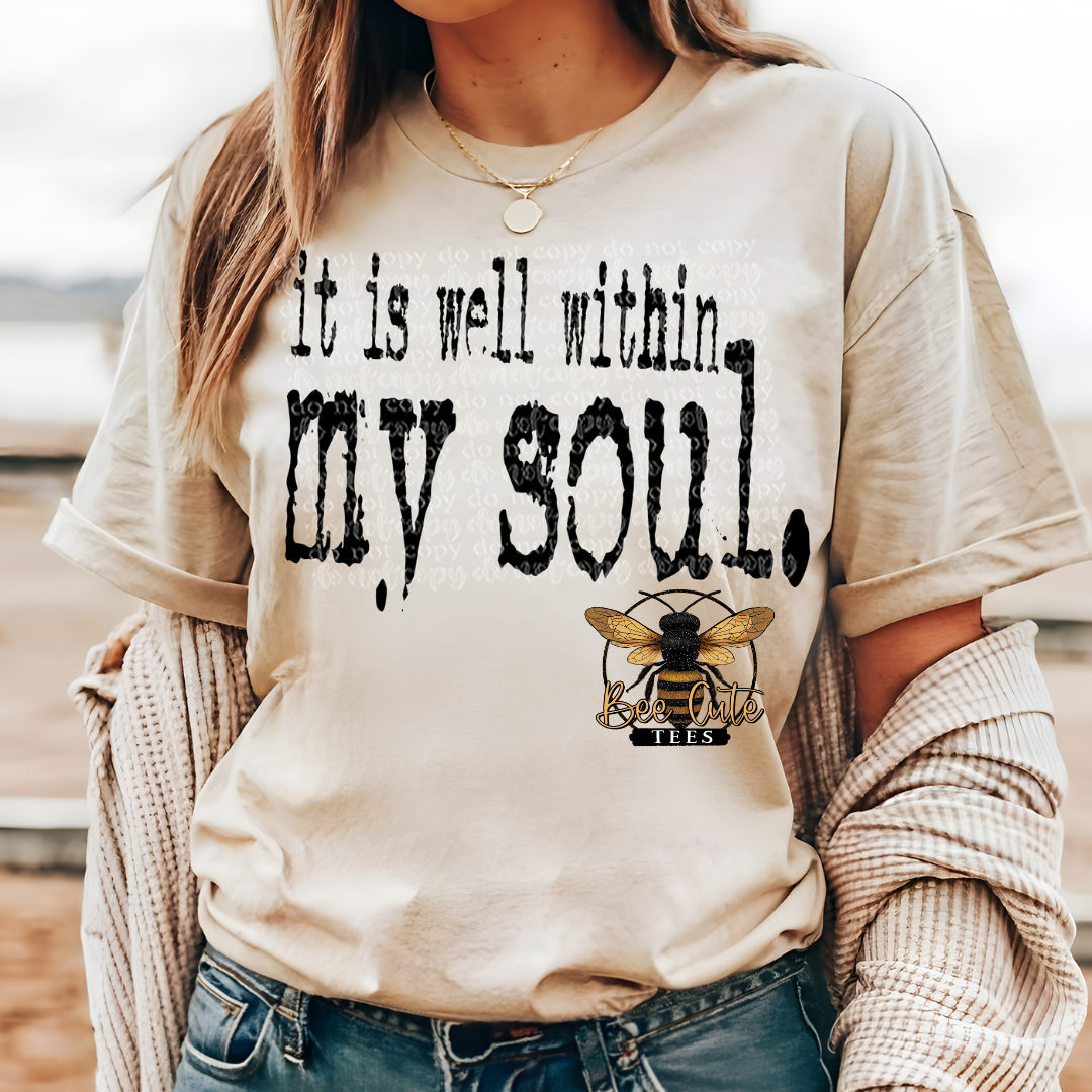 Well Within My Soul Typography