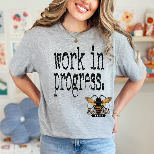 Work In Progress Typography