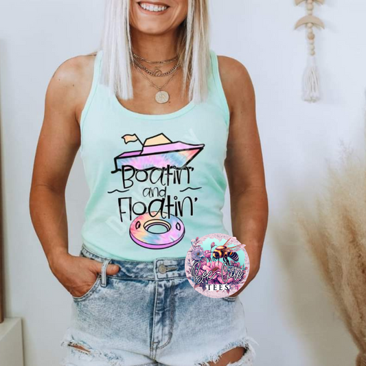 Boatin' and Floatin' Tie Dye